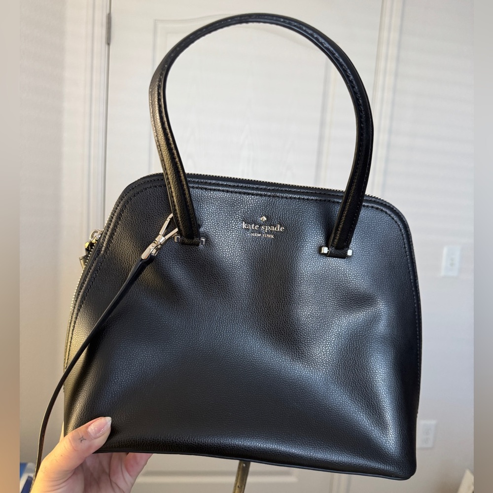 Kate Spade dome satchel handbag - black